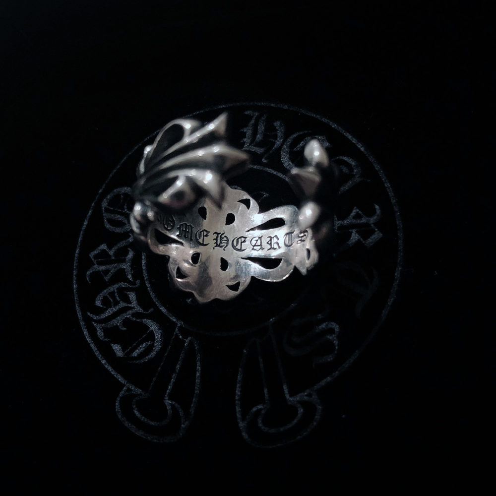 CHROME HEARTS SILVER ROLLING RING – THIN VERSION